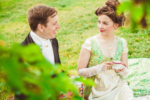 Aristokratů pít čaj - Fotografie, Obrázek