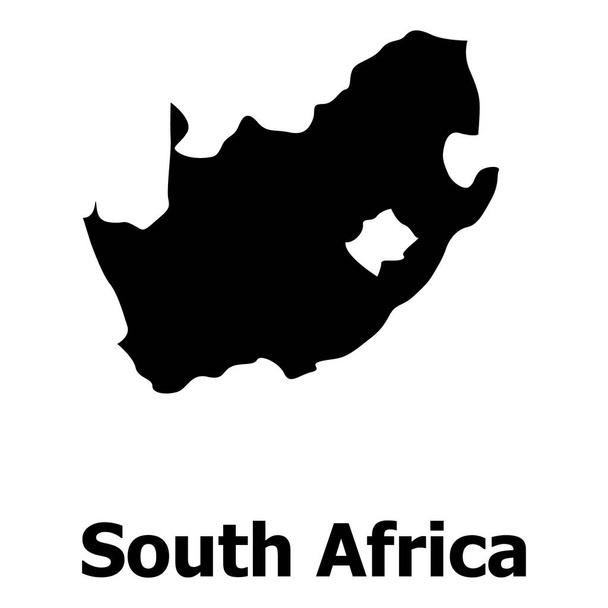 South africa map icon, simple style - Wektor, obraz