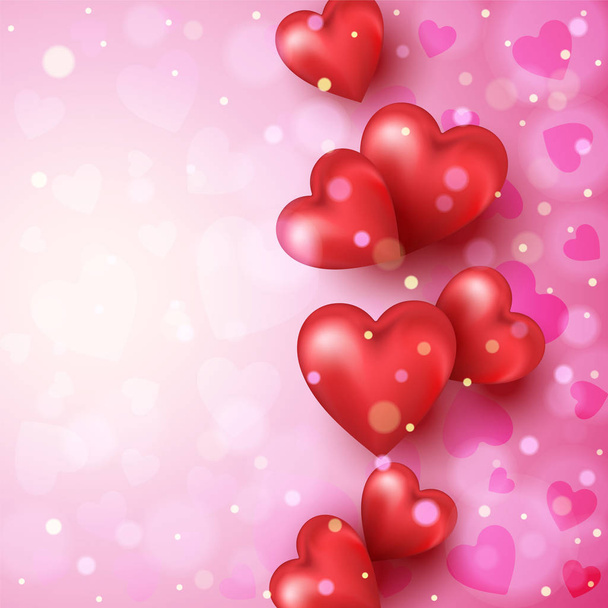 Abstract background to the Valentine s day. - Вектор,изображение