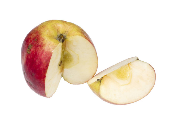 A quarta parte de uma maçã de outono doce real
. - Foto, Imagem