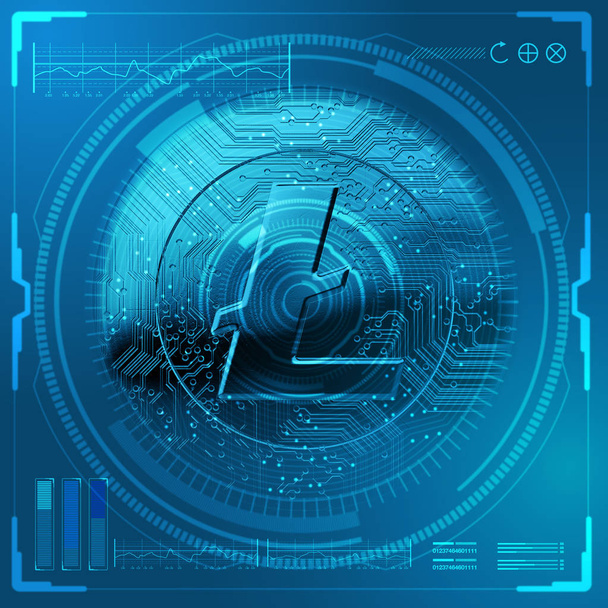 Crypto-monnaie Litecoin futuriste
 - Photo, image