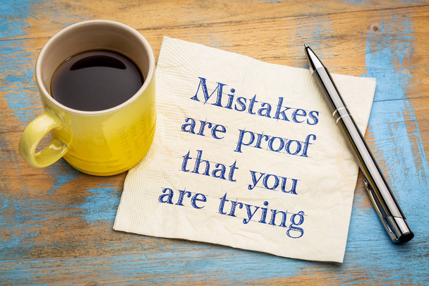Mistakes are proof that you are trying - Fotografie, Obrázek