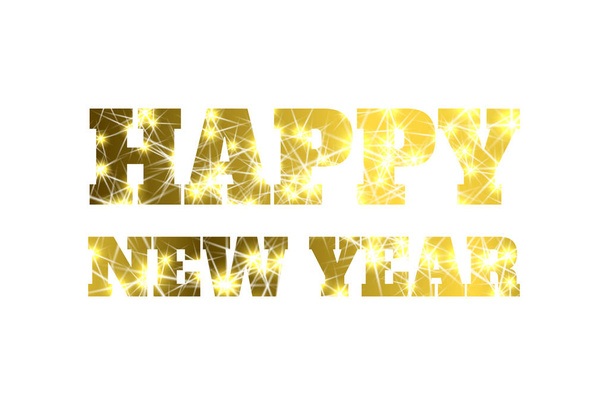 Hyvää uutta 2019 vuoden. Kulta glitter hiukkasia ja kimaltelee. Holidays design elementti kalenteri, puolue kutsu, kortti, juliste, banneri, web
 - Valokuva, kuva