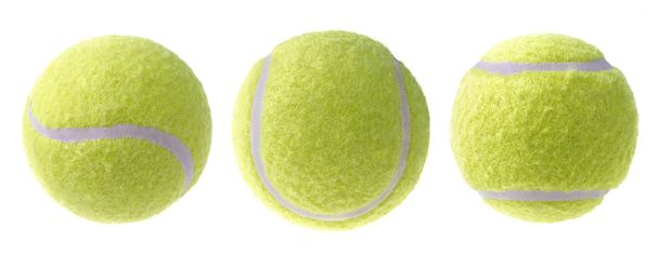 тенісний м'яч, ізольований на білому
 - Фото, зображення