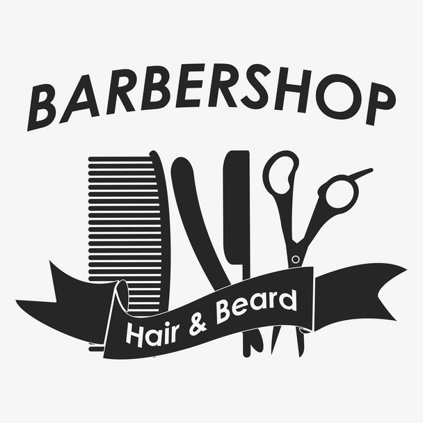Barbershop logo. Hairdresser - Vector, Image