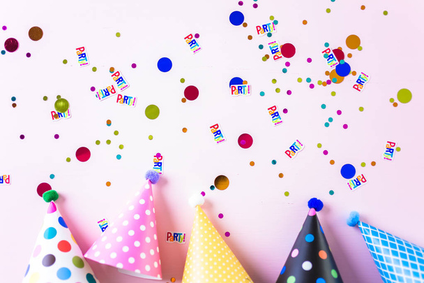 Colorful Party hats - Photo, Image