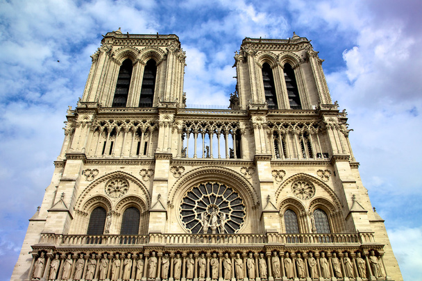 Cathedral Notre Dame de Paris, Franciaország - Fotó, kép