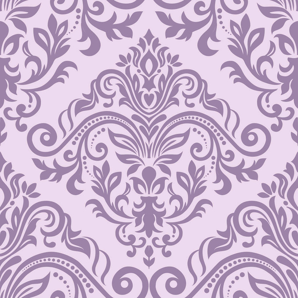 Vector vintage floral seamless pattern element. Vector damask se - Vektor, obrázek