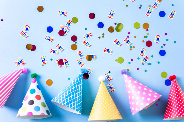 Colorful Party hats - Photo, Image