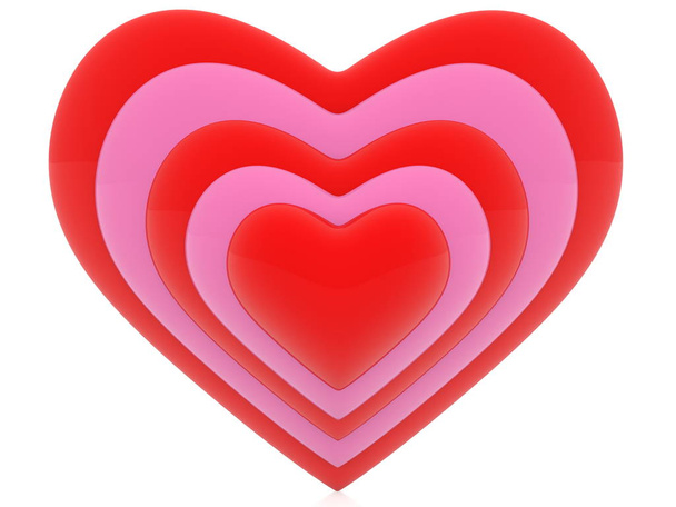 Вирощування червоних сердець на фоні
 - Фото, зображення