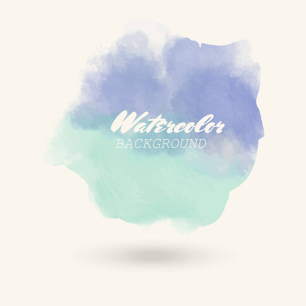 blue green watercolor background - Vector, Image