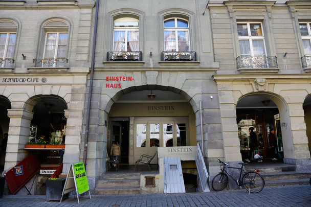 Albert Einstein Müzesi eski şehir Bern - Fotoğraf, Görsel