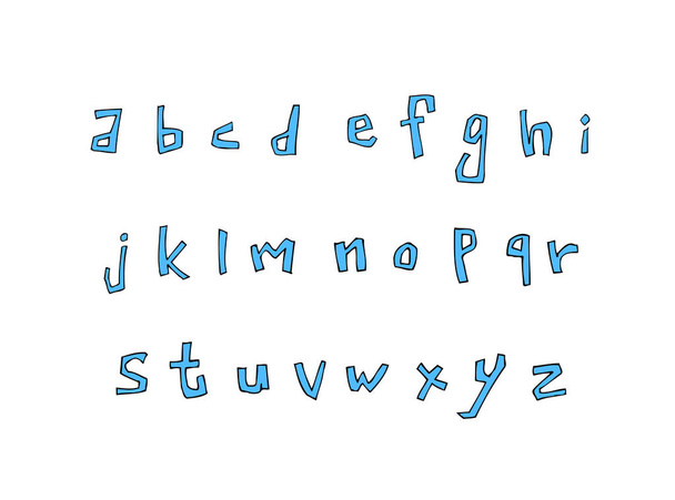 vektor betűtípusok / kézírásos kalligráfia - Vektor, kép