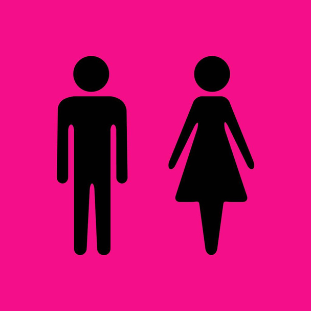 Vektorová ilustrace muže a ženy - Vektor, obrázek