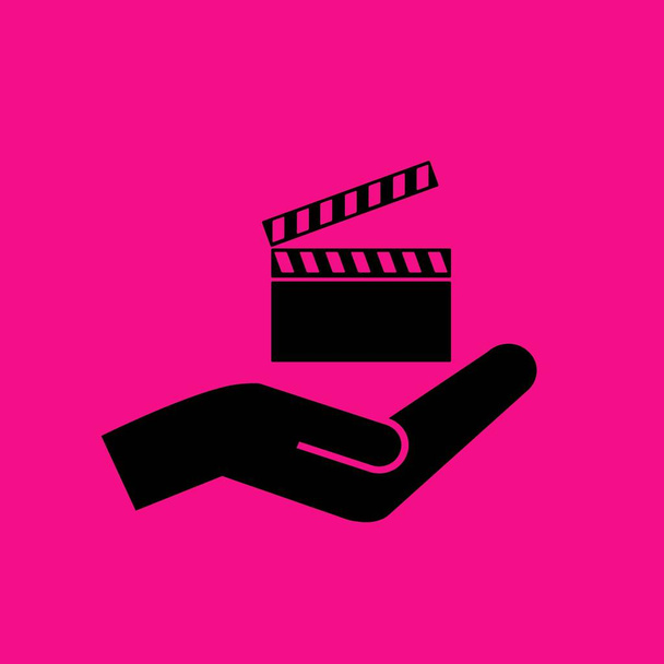 video icon cinema sign   - Vector, Image