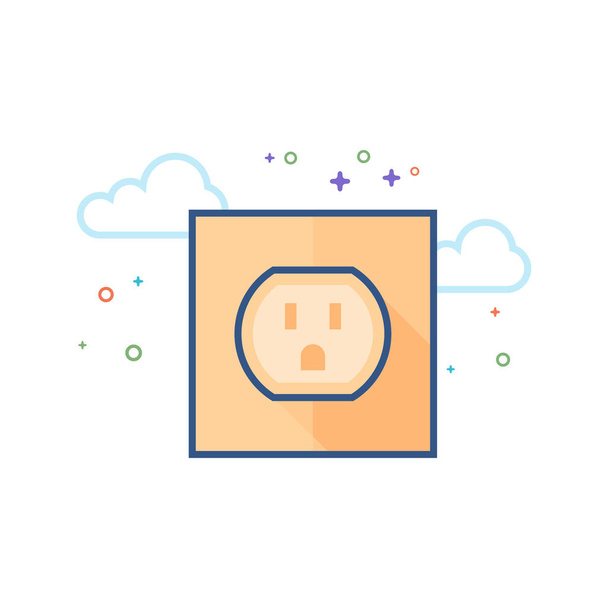 Electrical outlet icon - Vector, Image