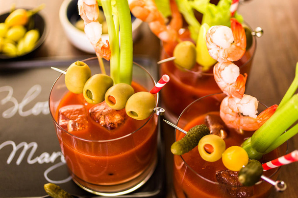 Bloody mary cocktail - Photo, Image