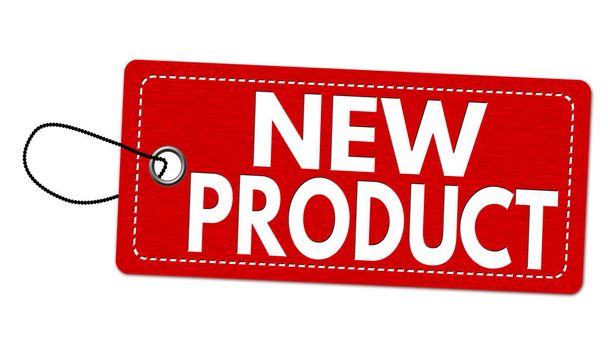 Novo rótulo do produto ou etiqueta de preço
  - Vetor, Imagem