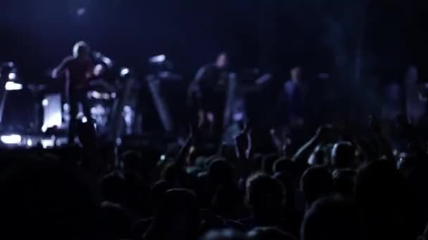Névtelen tömeg egy koncerten - Felvétel, videó