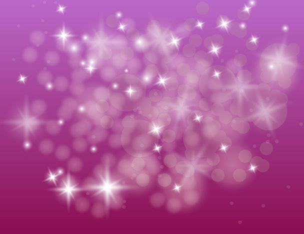 Abstract Sparkling Stars Holiday Background bokeh effect with space for your text - Vector, Image