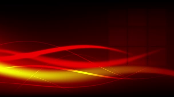Fluid colorful motion waves creating an abstract background. Room for your text and logo, seamless loop    - Footage, Video