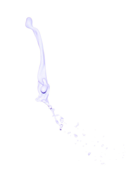 Splash de líquido em movimento isolado
 - Foto, Imagem