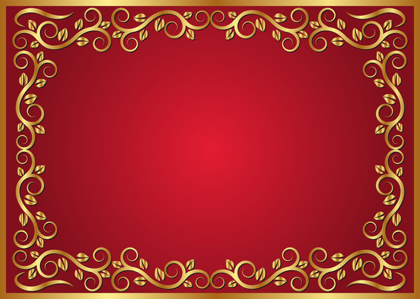 roter Hintergrund - Vektor, Bild