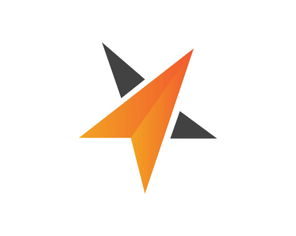 Αστέρι falcon λογότυπο πρότυπο διάνυσμα εικονίδια app - Διάνυσμα, εικόνα