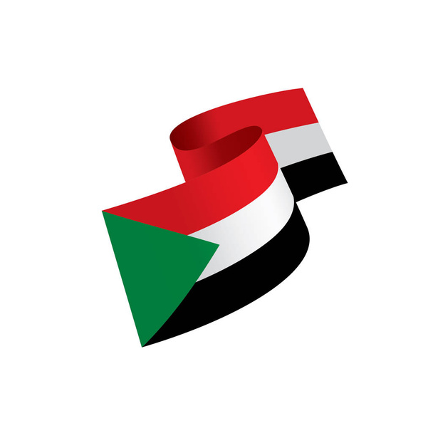 Sudanvlag, vectorillustratie - Vector, afbeelding