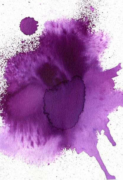 multicolored background watercolor stains and blots - Photo, Image