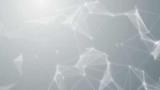 plexus біла абстрактна мережева технологія бізнес-наука фонова петля
 - Кадри, відео