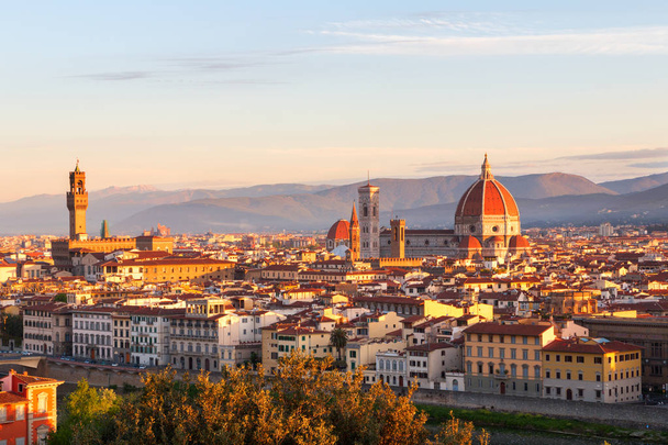 Splendidi panorami e la pace di Firenze paesaggio urbano nel backgroun
 - Foto, immagini