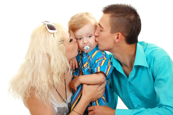 Happy family with baby - Zdjęcie, obraz