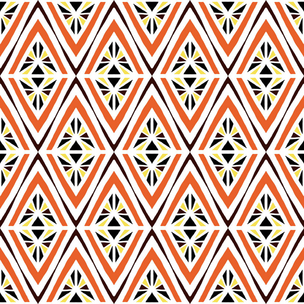 African tribal pattern vector seamless - Vektor, kép