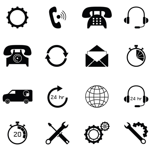 conjunto de ícone de serviço ao cliente
 - Vetor, Imagem
