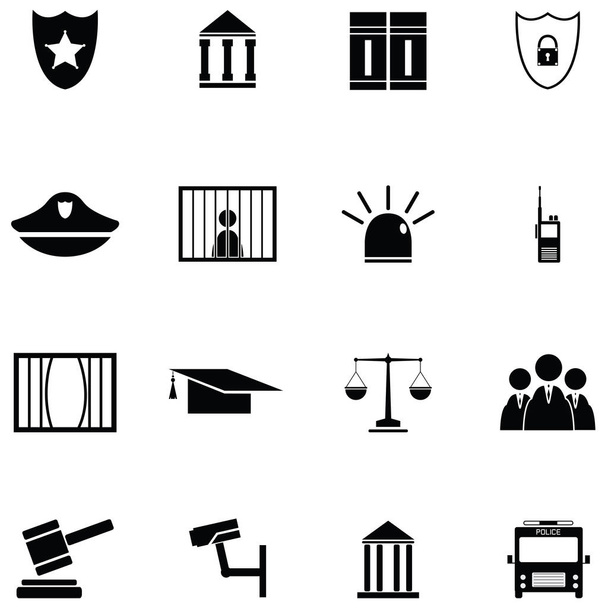 Набор значков закона
 - Вектор,изображение