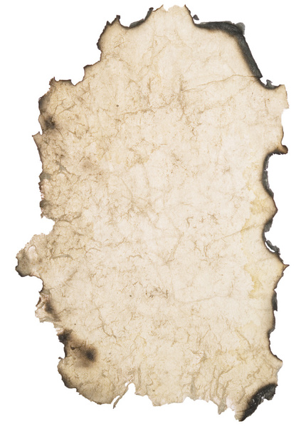 gerimpelde verbrand papier - Foto, afbeelding