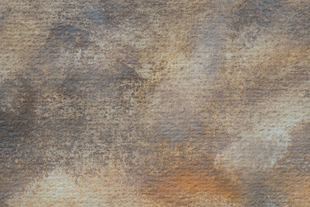 brown painted aristic watercolor texture background  - Photo, Image