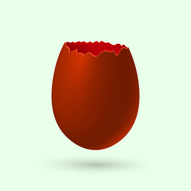 силует розбитого яйця
 - Вектор, зображення