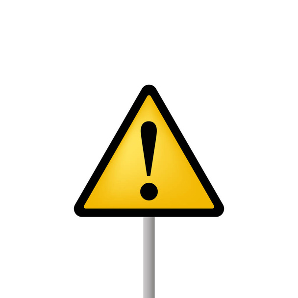 Señal de peligro de advertencia
 - Vector, Imagen