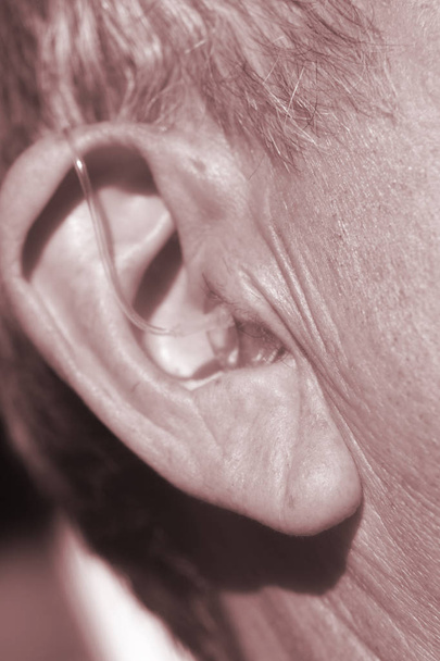 Digitális hallókészülék fül - Fotó, kép