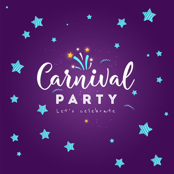 Carnaval affiche colorée.Illustration vectorielle
 - Vecteur, image