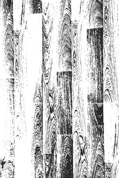 Distressed Overlay hölzerne Rinde Textur - Vektor, Bild