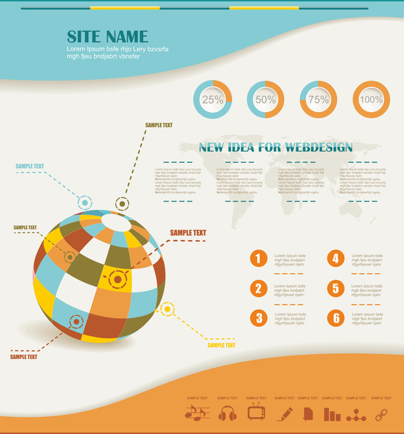 Infographics set and Information Graphics vector - Vector, Image
