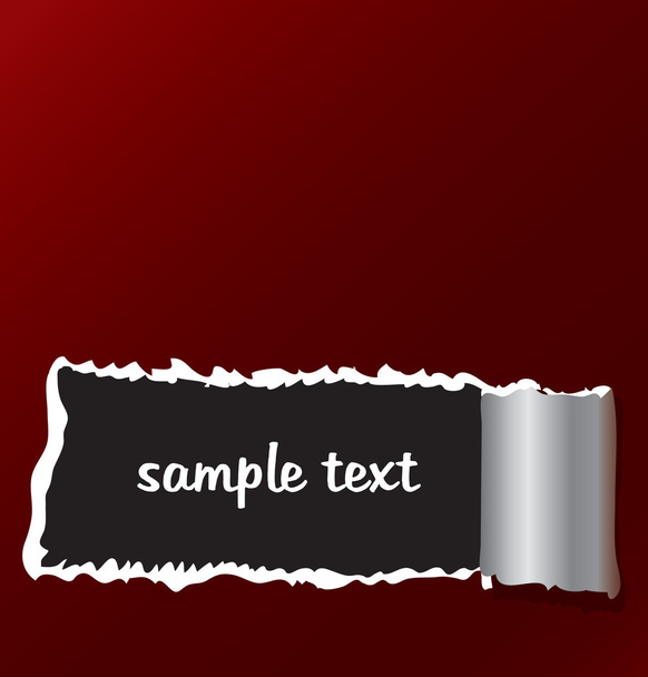 Background with hole and space for text - Vector, Image