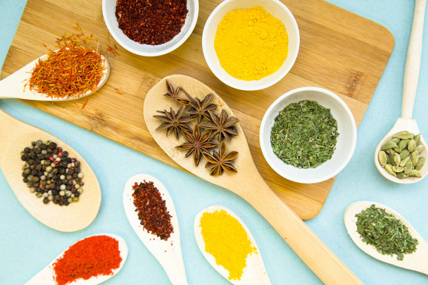 Set of spices and herbs - Zdjęcie, obraz