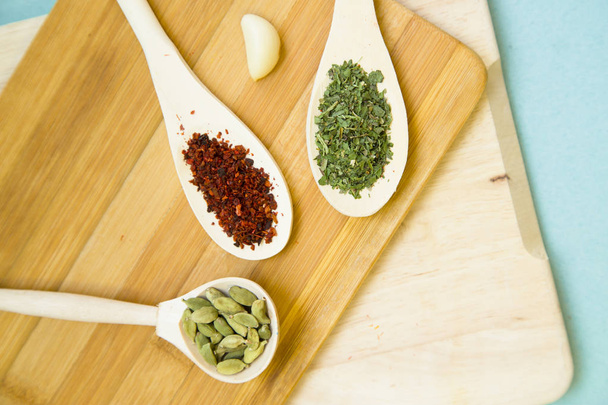 Set of spices and herbs - Photo, image