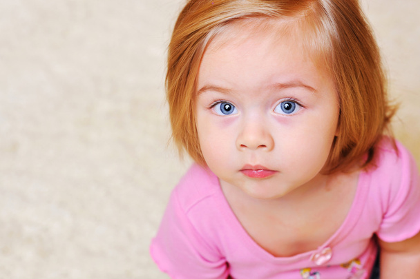 Portrait of a beautiful sweet little girl - Photo, image