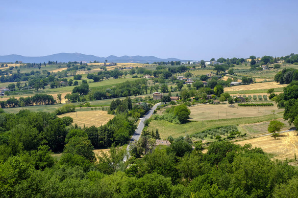Ország táj Massa Martana, Umbria - Fotó, kép
