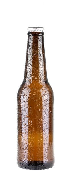 Botella de cerveza aislada - Foto, imagen